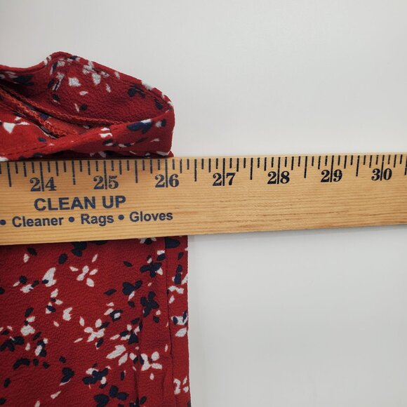 41 Hawthorn Morey Split Neck Short Sleeve Blouse Top Women Size Plus 2X NWT - Picture 10 of 12